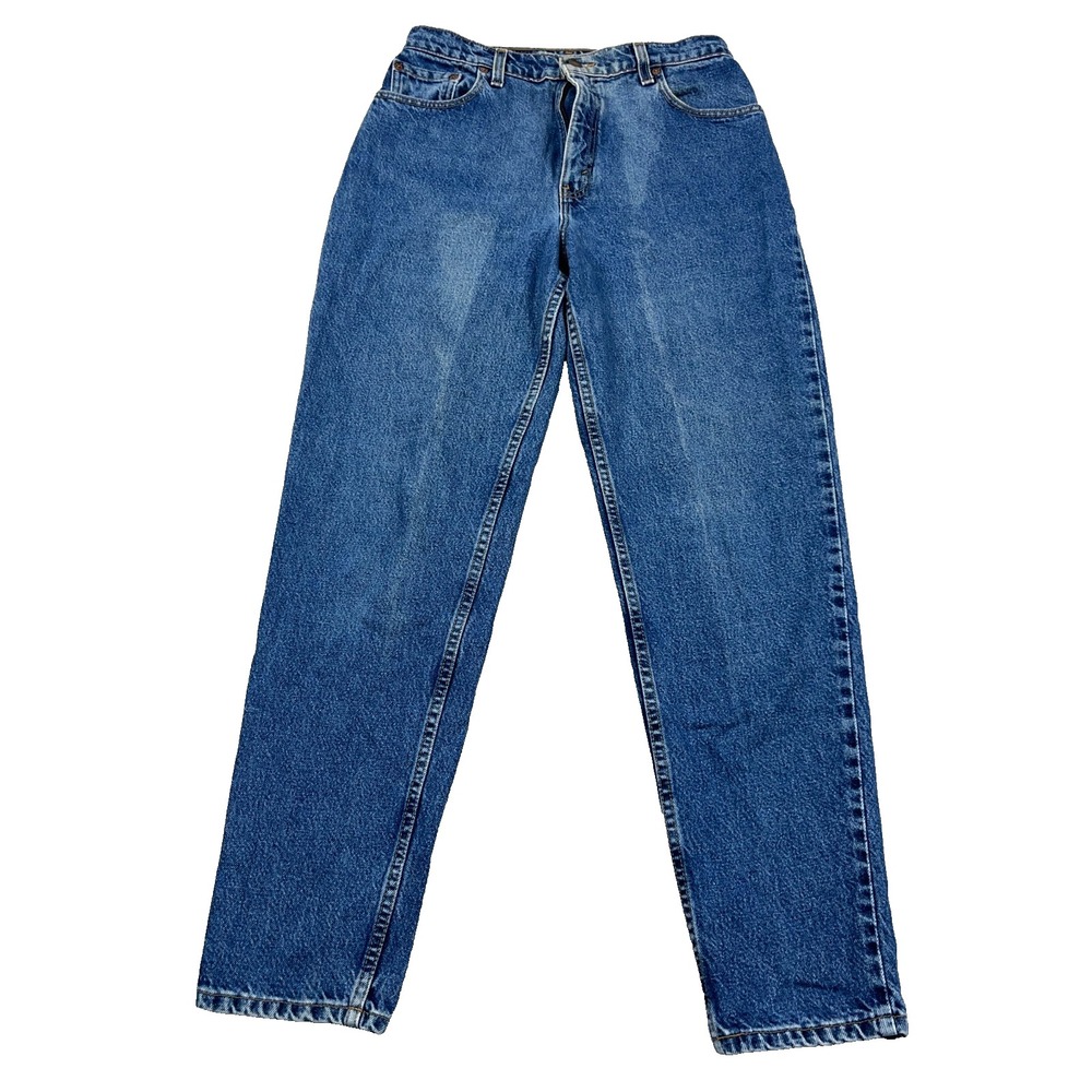 Vintage Levis 551 Jeans Women 10 Relaxed Fit Tapered Leg 90s Baggy 28x30 USA *